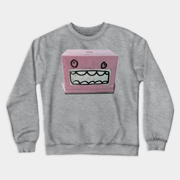 robot face Crewneck Sweatshirt by jameswills47